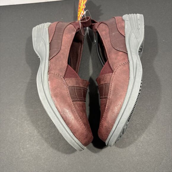 NEW So Lite by Easy Street Slip on Burgundy Clogs Women's Size 5 M - Picture 9 of 10
